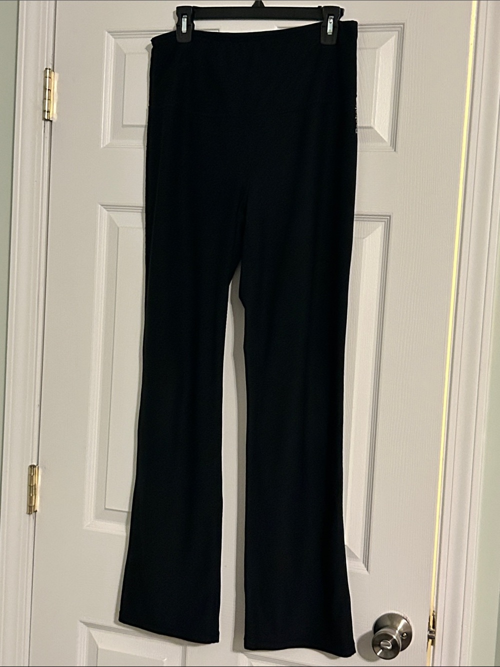 Reebok Black Boot-Cut Pull-On Pants